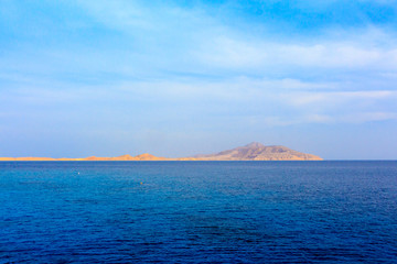 View of Tirana island. Egypt. Red sea.
