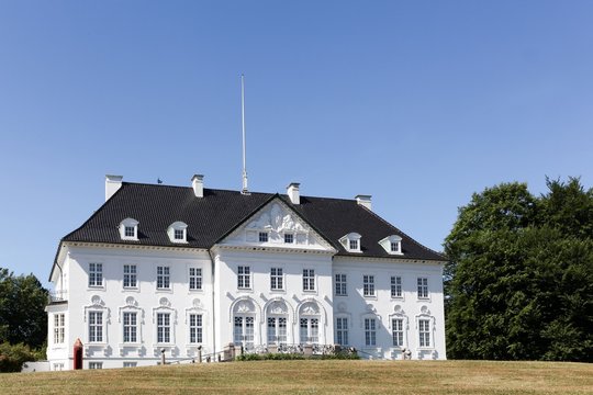 Marselisborg palace in Aarhus, Denmark