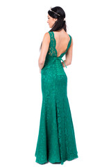 Fashion portrait of pretty sexy young woman