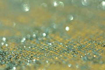 Yellow glitter background. 