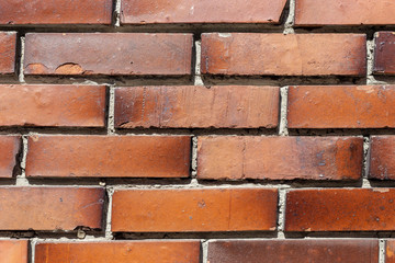 Background of old brick wall pattern texture.