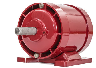 Electric motor isolated on a white background