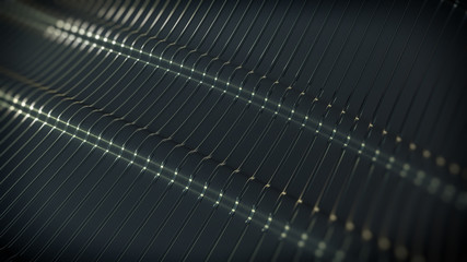 Fototapeta premium Dark Metallic Stripe Background