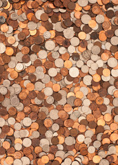 assorted American  coins 