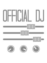official dj regler knöpfe schalter platte auflegen mischpult tanzen party feiern musik club disko cool