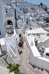 Oia -Santorini whitehouses 