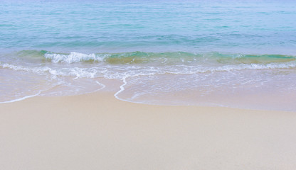Fototapeta na wymiar sea surf on the beach