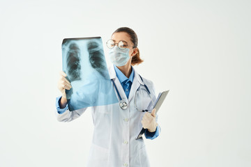 doctor with x-ray
