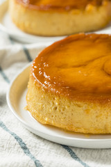 Sweet Homemade Spanish Flan Dessert