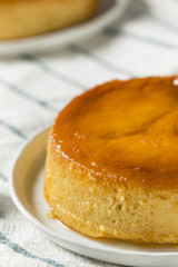 Sweet Homemade Spanish Flan Dessert