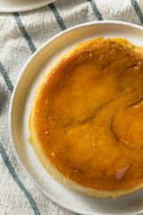 Sweet Homemade Spanish Flan Dessert