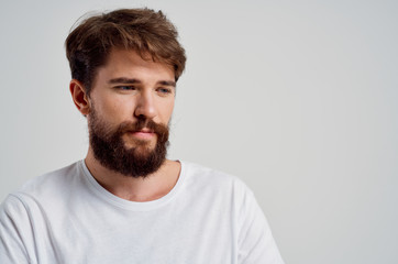 Obraz premium man with a beard portrait