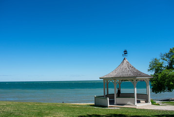 Pergola by Lake