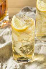 Homemade Seven and Seven Whiskey HIghball