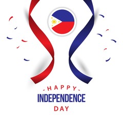 Happy Philippines Independent Day Vector Template Design Illustration