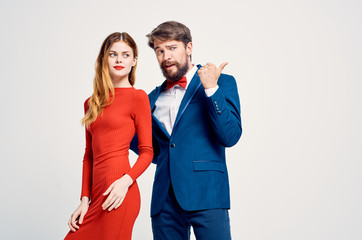 man and woman in office