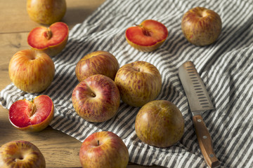 Organic Red Mottled Pluots