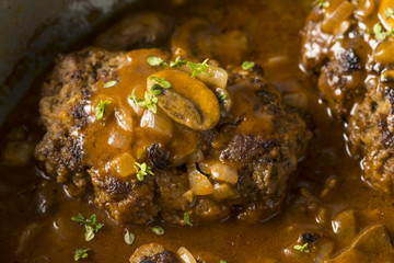Homemade Savory Salisbury Steaks