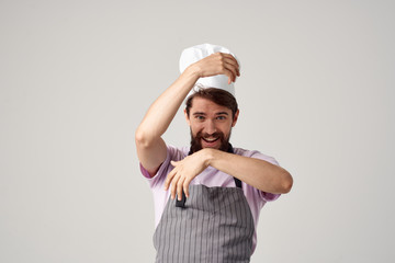 happy male cook