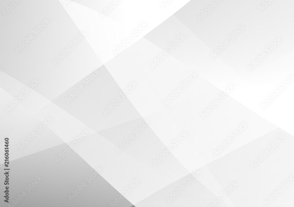 Aufkleber white and gray color geometric gradient illustration texture abstract vector background