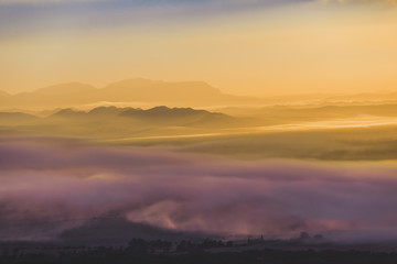 Amazing sunrise in Flinders Ranges, South Australia