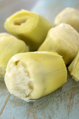 fresh harvested artichoke