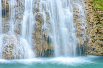 Close up waterfall