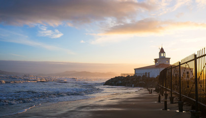 The lighthouse and the sea