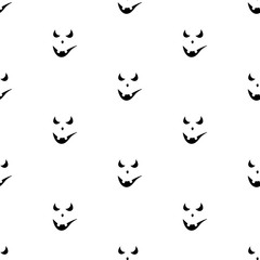 Obraz premium Set of scary faces Halloween pumpkins