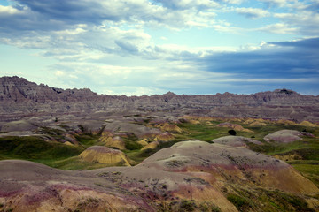 Yellow Mounds, Badlands National Park, South Dakota
