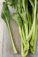 preparing fresh chard