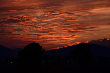 Rojo atardecer