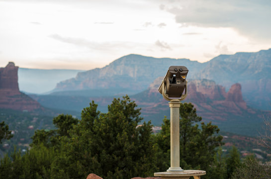 Tower Viewer over mountain