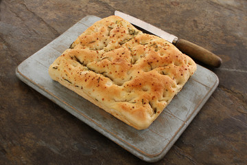 fresh baked Focaccia bread