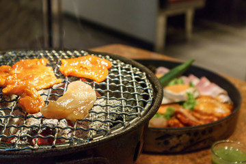 korean barbecue grilled bulgogi