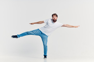 man full height charging logo