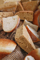 fresh bread selection