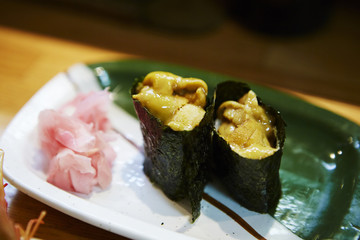 Assorted Japanese sushi 