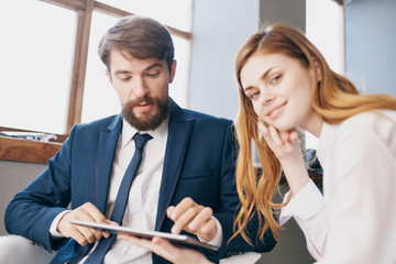 Obraz premium business people working in office