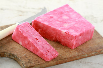 red marbled cheddar cheese