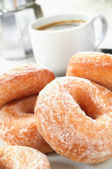 Traditional Donuts plated