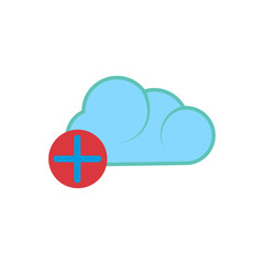 Add Cloud Computing Logo Icon Design