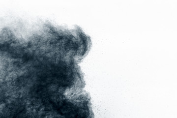 Powder explosion as background