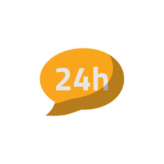 Time Customer Service Logo Icon Design