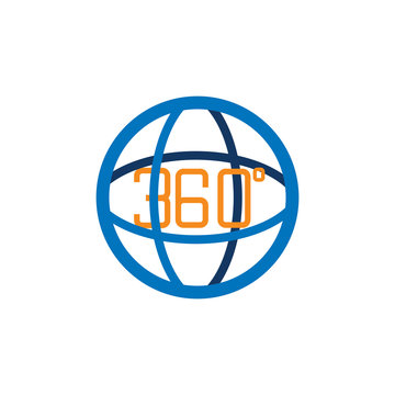 Globe Film Video Logo Icon Design