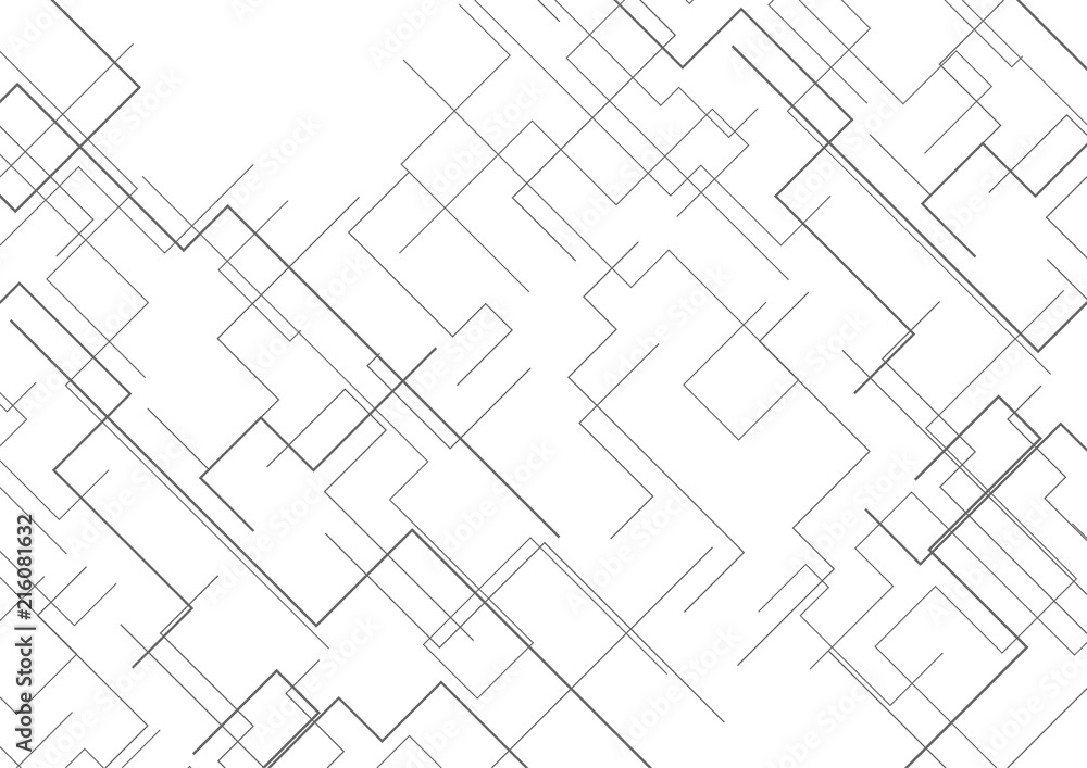 Poster futuristic white structured abstract background. connections in space with particles, big data, comp