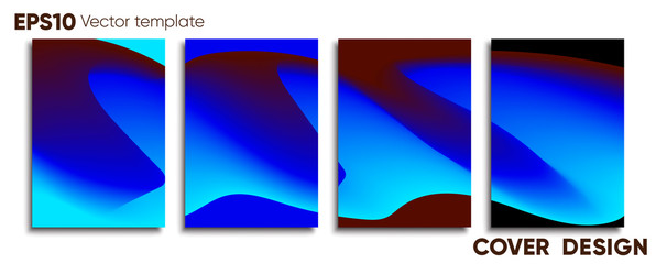 Obraz premium Creative colored cover. Cover design.