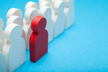 Promotion talent concept, search career. Choose and hire people candidate.