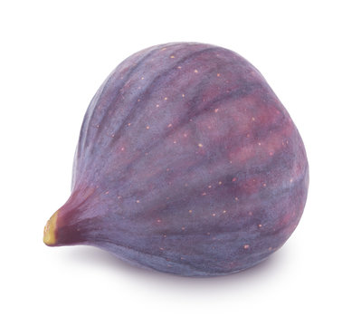 recommend clip art: Ripe whole fig isolated on a white.