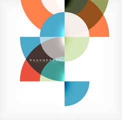 Obraz premium Modern circle abstract background